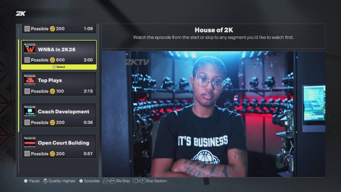 NBA 2K26 2KTV Episode 3 Solutions