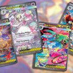 Four cards from the latest set.