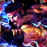 Ryu prepares an attack.