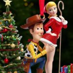 An ornament of Woody and Bo Peep doing stuff that isn't in the Bible.