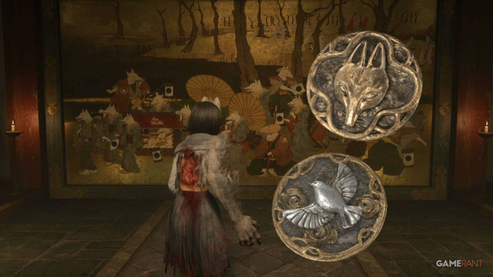 Treasure Corridor Mural Puzzle Answer in Silent Hill f