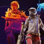 Title art for Arc Raiders shows three different characters in retro-futuristic clothing.