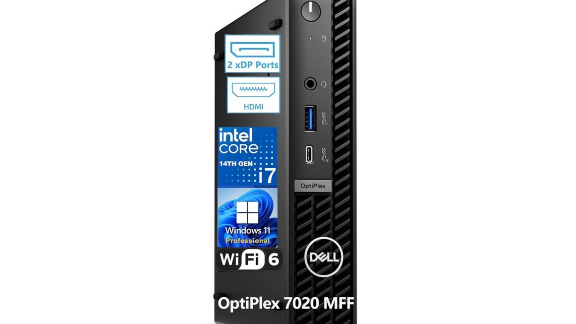 Dell Optiplex 7020 Mff 7000 Mini Pc Business Desktop Computer, 14th Gen Intel 20 Core I7