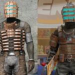 A split-screen image shows a Dead Space skin from 2010 vs the same character skin in 2025.