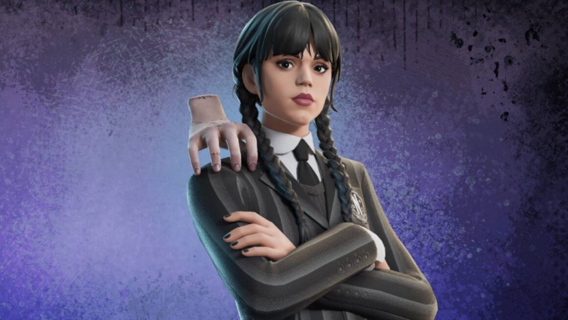 Wednesday Addams x Fortnite Skin Price & Showcase