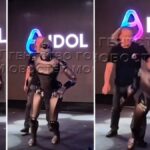 AI Robot In Russia Falls Over While Rocky Song Plays