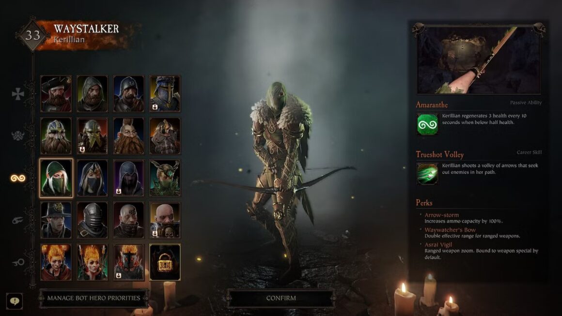 Best Waystalker Ranged Build in Vermintide 2