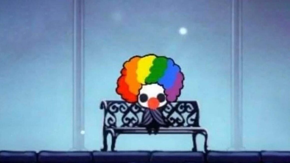 Silksong's Hornet wears a clown wig.