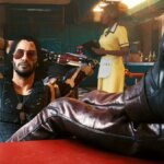 Johnny sits back at a diner.