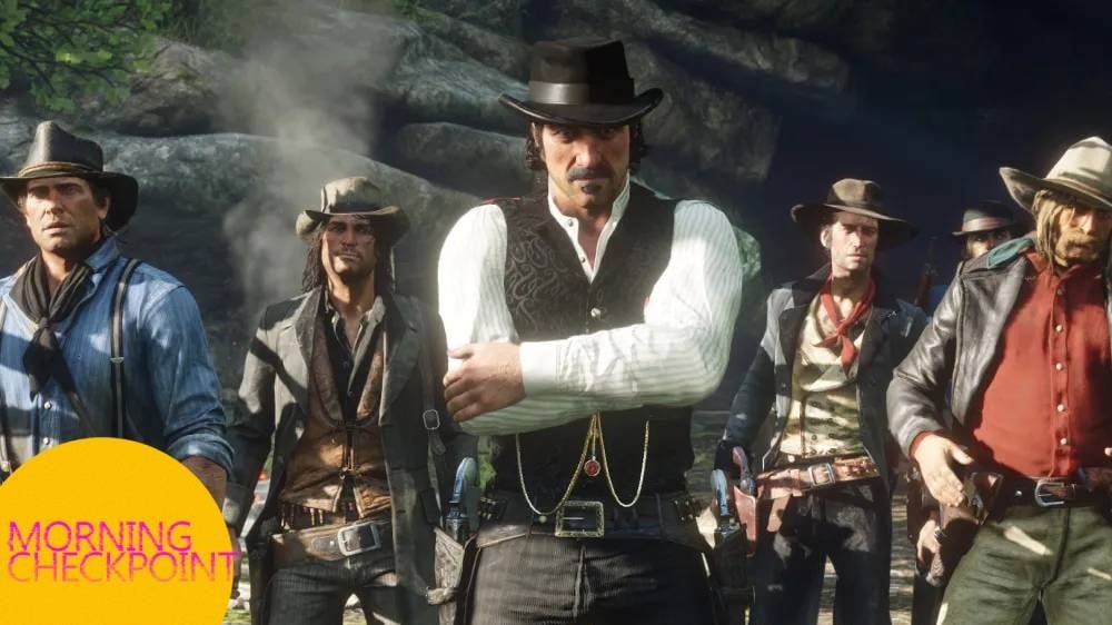 A gang of thugs gets ready to rob someone.