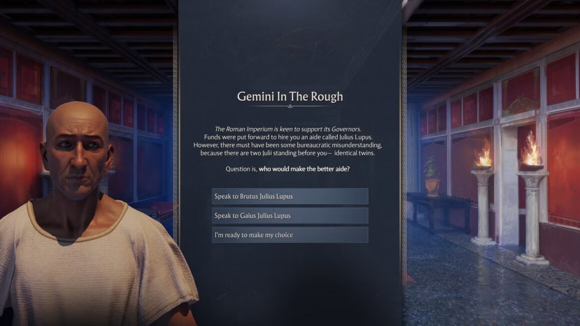 Ought to You Select Brutus Or Gaius In Anno 117 Pax Romana