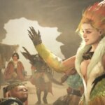 Gemma wears a redveil seikret outfit.