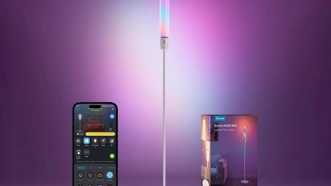 Govee Rgbic Cylinder Floor Lamp
