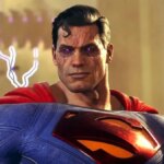 Superman appears mutated.