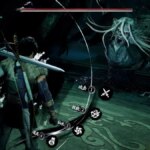 A warrior enters a turn-based battle against a monster.