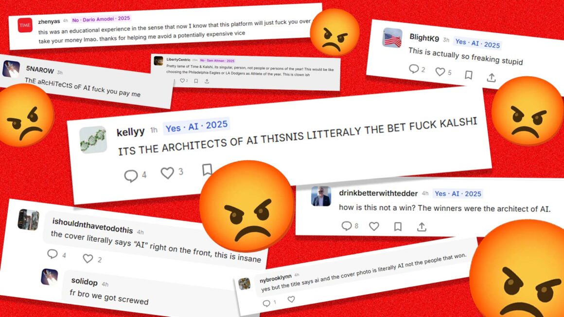 On-line Gamblers Offended Over Dropping Time Particular person Of The Yr Wager