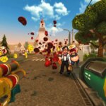 Some blurry mess of sprites.