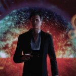 The Illusive Man sips a cocktail.