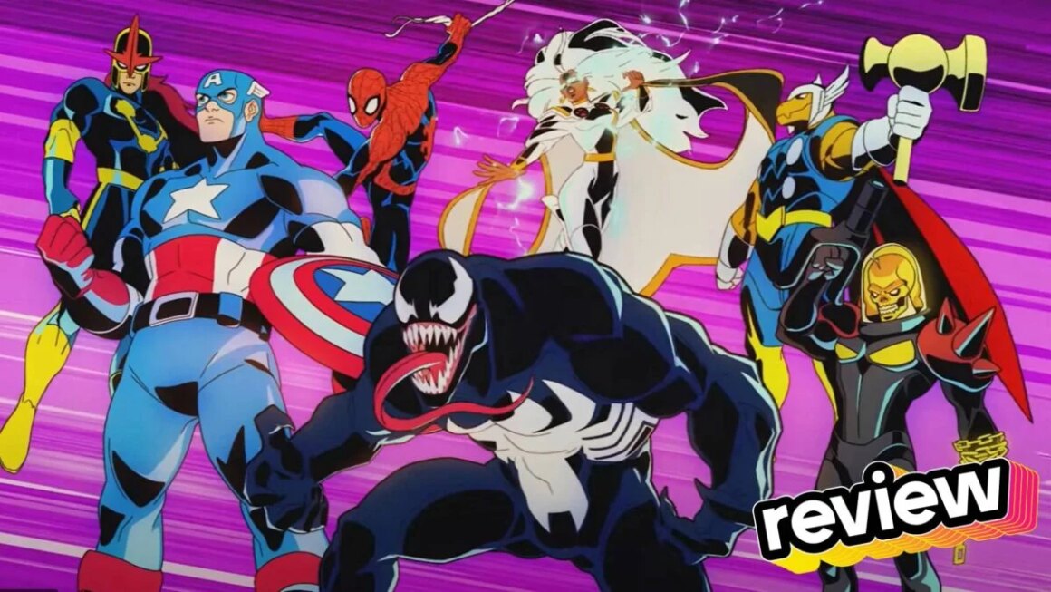 Marvel heroes prepare for battle.