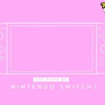 A Switch 2 outline is displayed against a pink background.