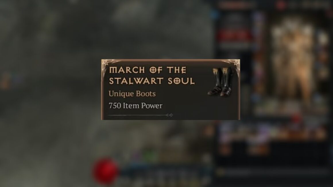 Where to Get March of the Stalwart Soul in D4