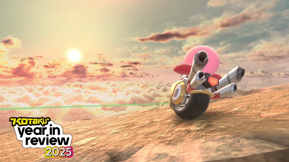 Kirby looks out at the horizon.