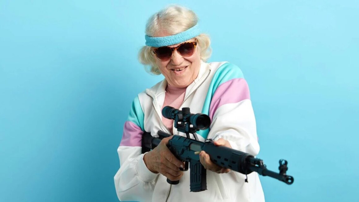 Grandma sniper