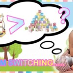 A baby thinks about toys.