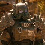 A man appears in Power Armor.