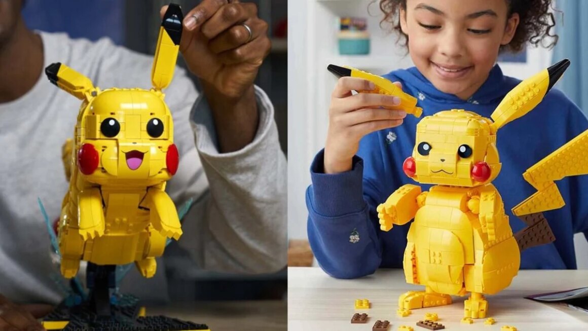 Lego’s New $200 Pikachu Vs Mega Bloks’ $50 Model