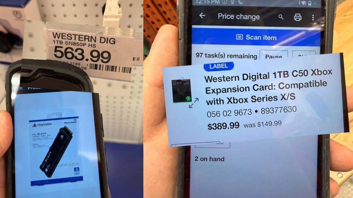 Target Employee Shows In Real Time How Tech Prices Are Going Up, Up, Up