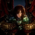 A woman is carried to a jail.