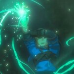 Link holds up the Ultra Hand.