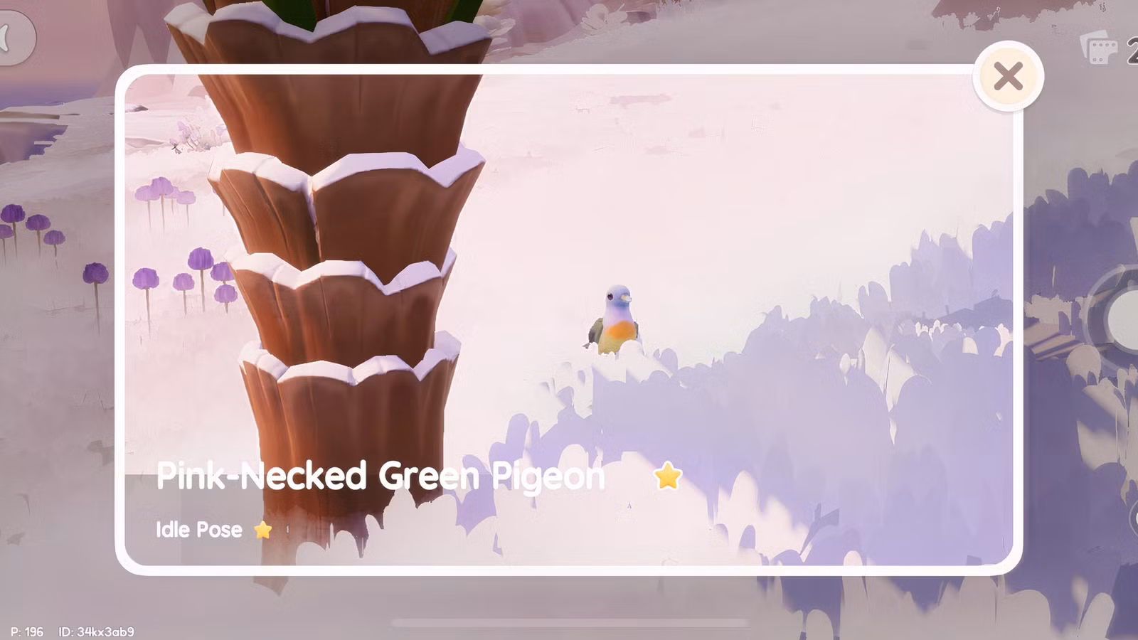 Pink-Necked Inexperienced Pigeon Location in Heartopia